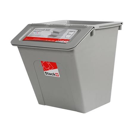 กล่องเก็บของ STACKO PARROT NEST 27 ลิตร สีเทา_0