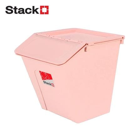 กล่องเก็บของ STACKO PARROT NEST 27 ลิตร สีชมพู