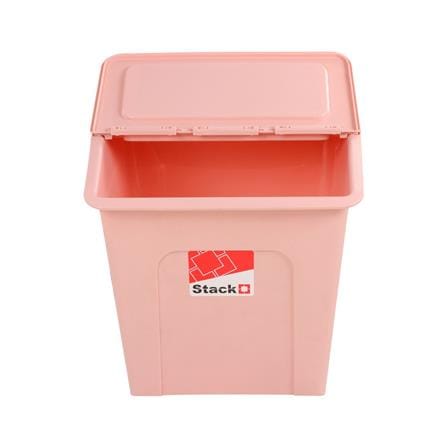 กล่องเก็บของ STACKO PARROT NEST 27 ลิตร สีชมพู_3