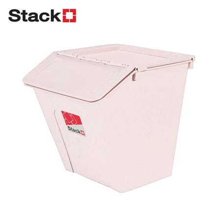 กล่องเก็บของ STACKO PARROT NEST 27 ลิตร สีเบจ