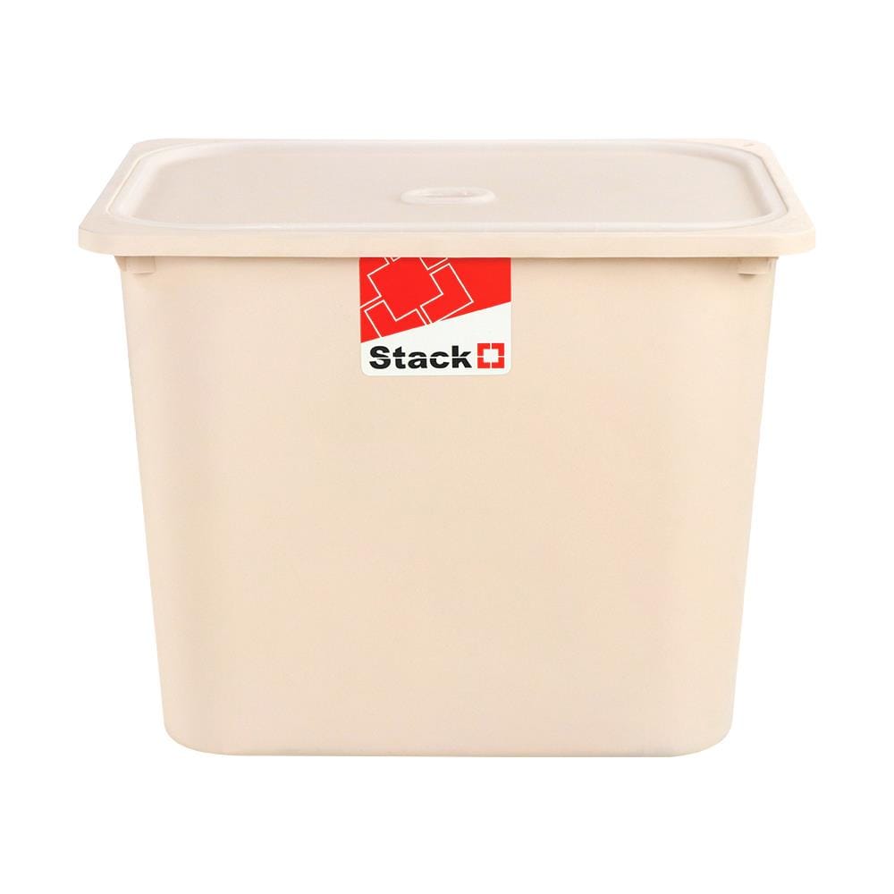 กล่องฝาปิด STACKO 2011C 43x33x34 ซม. สีเบจ