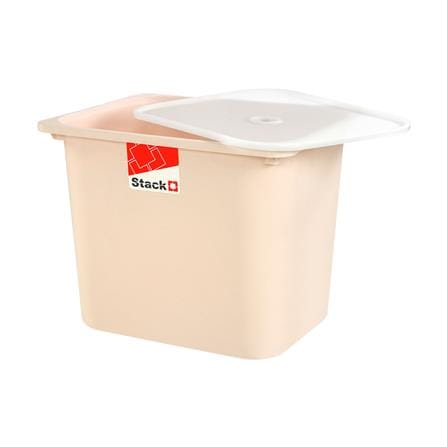 กล่องฝาปิด STACKO 2011C 43x33x34 ซม. สีเบจ_2