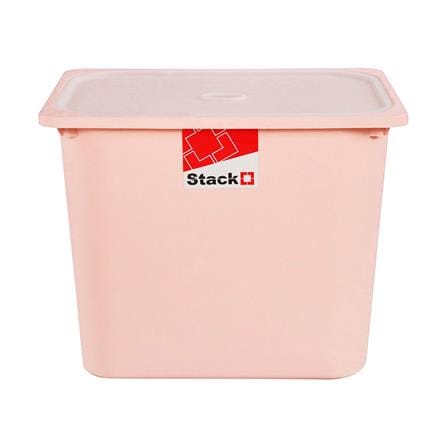 กล่องฝาปิด STACKO 2011C 43x33x34 ซม. สีชมพู_1