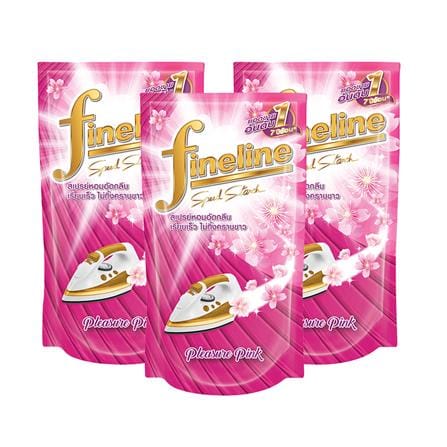 LIQUID FABRIC SPEED STARCH REFILL FINELINE 800ML PLEASURE PINK 3PCS/PACK