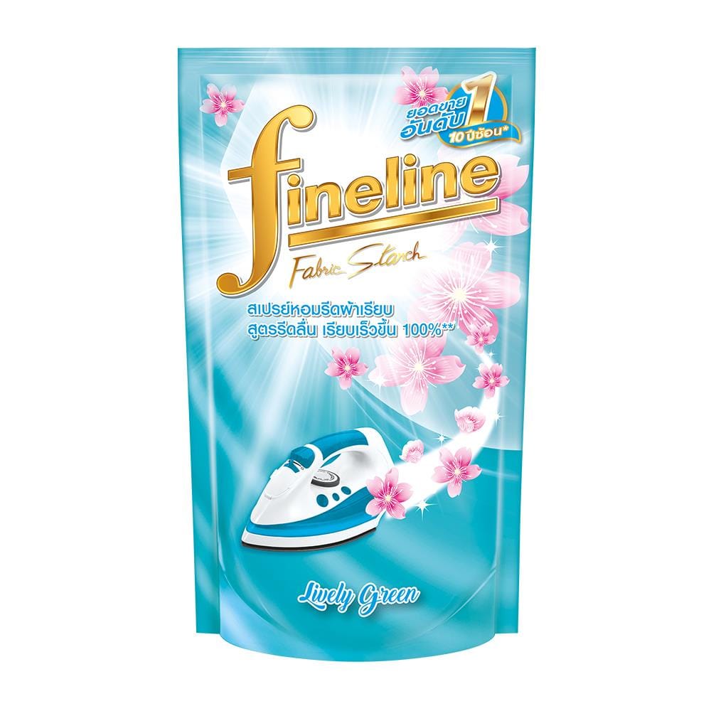 LIQUID FABRIC STARCH REFILL FINELINE 800ML 3PCS LIVELY GREEN