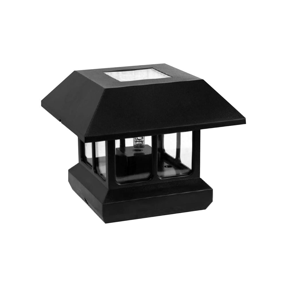ไฟหัวเสา SOLAR HI-TEK HFSP03189B สีดำ