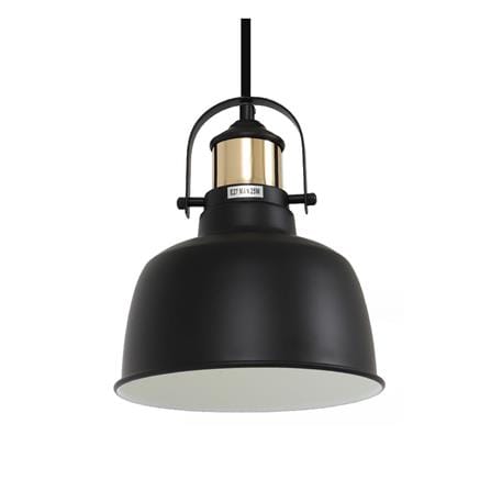 ไฟช่อ CARINI 18D80BK สีดำ/ทอง 1 หัว_1