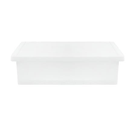 กล่องซ้อนได้ มีฝา STACKO 5224 28 ลิตร 40.9x59x16.6 ซม. สีขาว_1