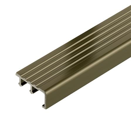 จมูกบันไดอะลูมิเนียม DP DNHG401502 4ซม. 1.5ม. สีโกลด์เบจไฮกลอส_0