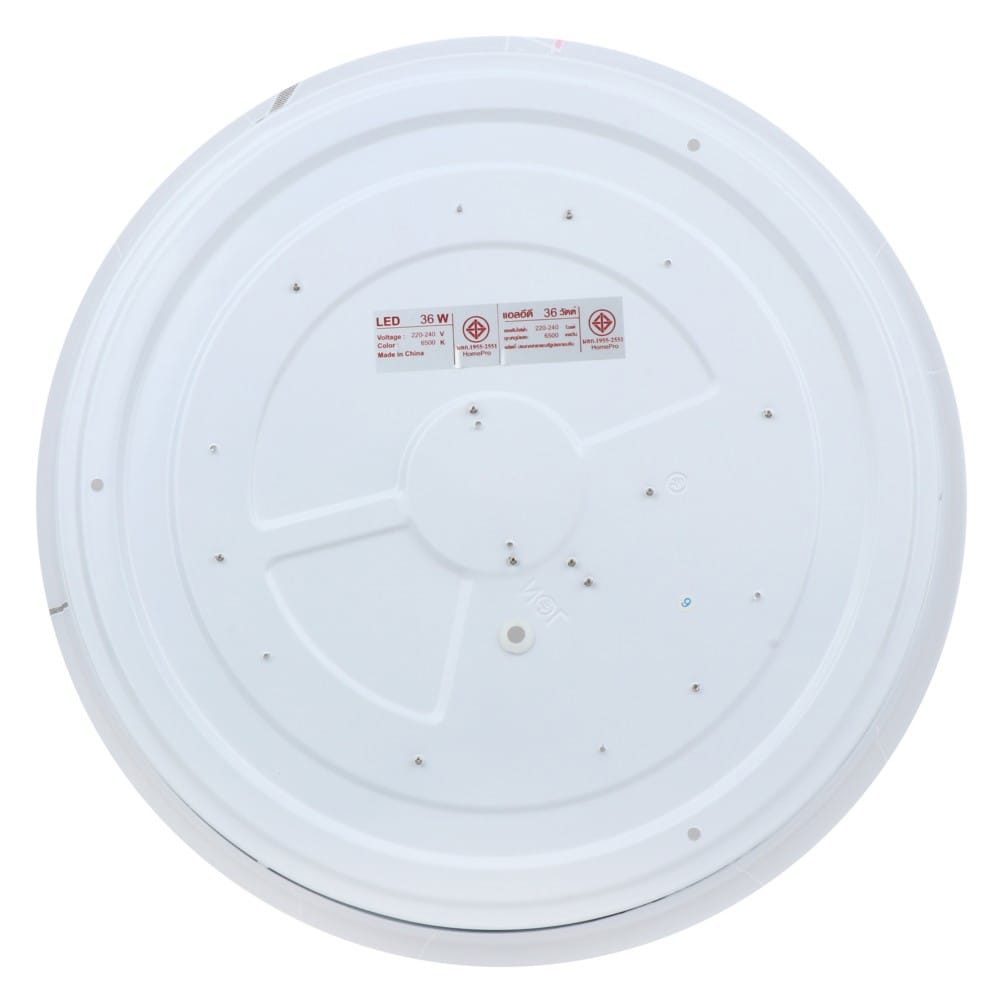 ไฟเพดาน LED CARINI TRY SS36 HEHUA 15 นิ้ว 36 วัตต์ DAYLIGHT สีขาว
