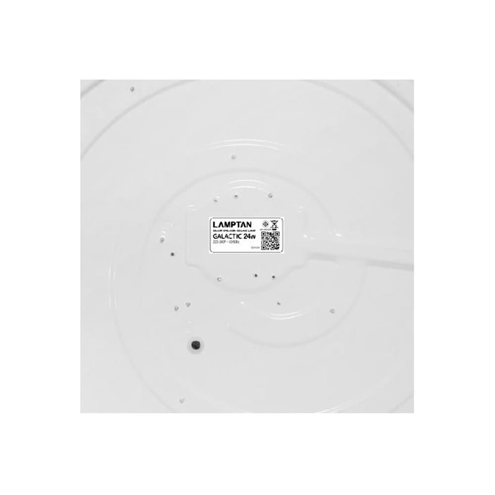ไฟเพดาน LED LAMPTAN SMART GALACTIC 16 นิ้ว 24 วัตต์ DAYLIGHT/COOL WHITE/WARM WHITE สีขาว