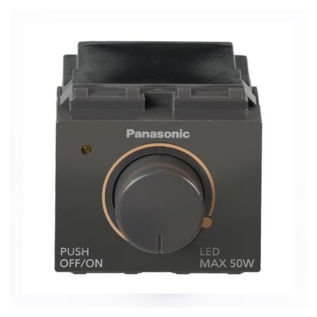 สวิตช์หรี่ไฟ LED PANASONIC WEG57912 H 50 วัตต์ สีเทา_0