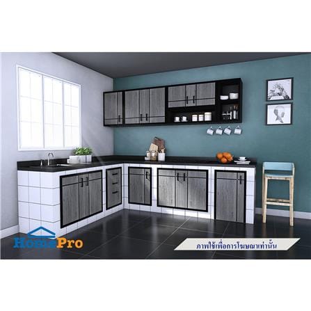 บานซิงค์เดี่ยว CABIN CHIC 44x64 ซม. สี GRAY OAK_2