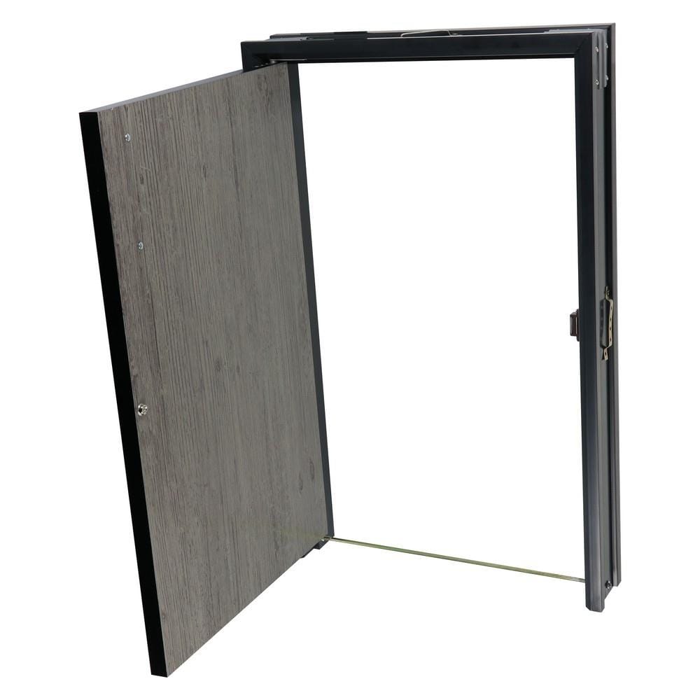 บานถังแก๊ส CABIN CHIC 49.5x75 ซม. สี GRAY OAK