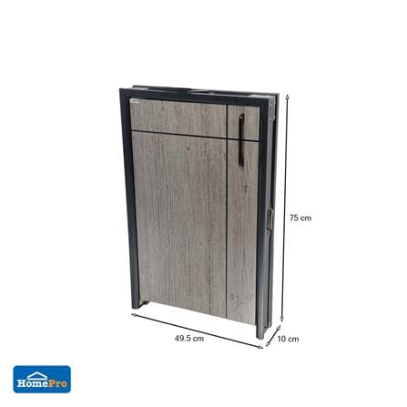 บานถังแก๊ส CABIN CHIC 49.5x75 ซม. สี GRAY OAK_6