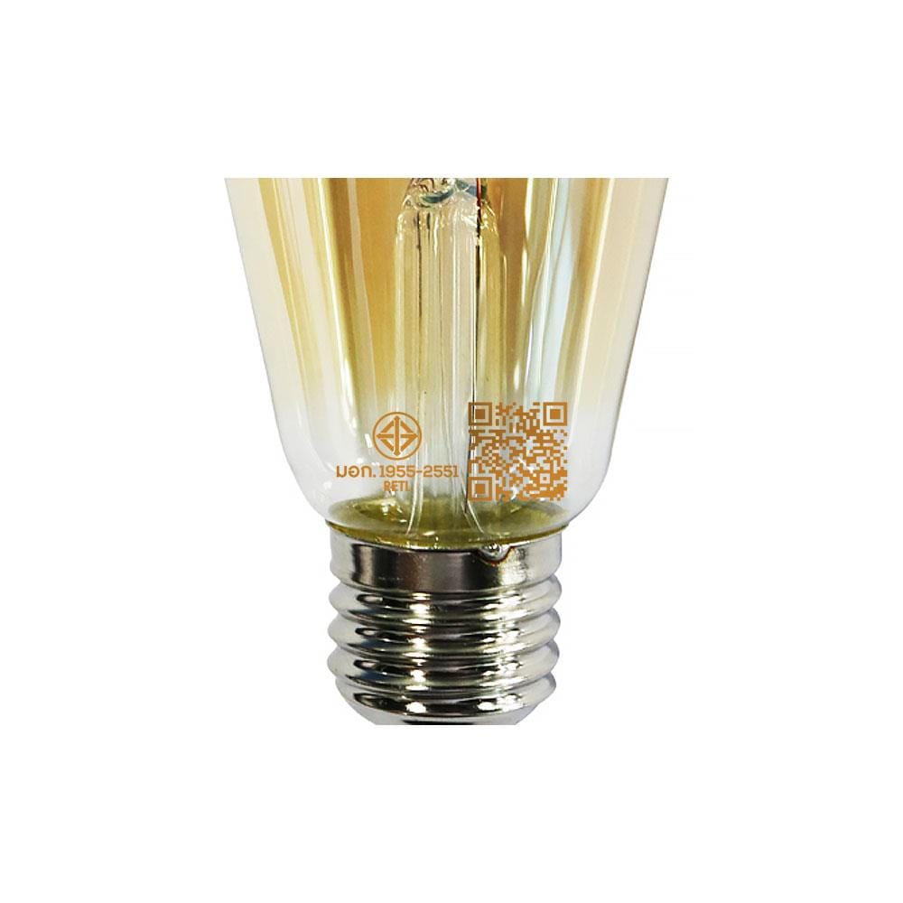 หลอด LED RACER ST6 FILA AMBER 4 วัตต์ WARMWHITE E27