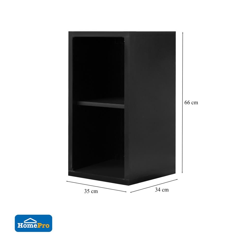 ตู้ 2 ชั้น CABIN 35x66 ซม. สีดำ