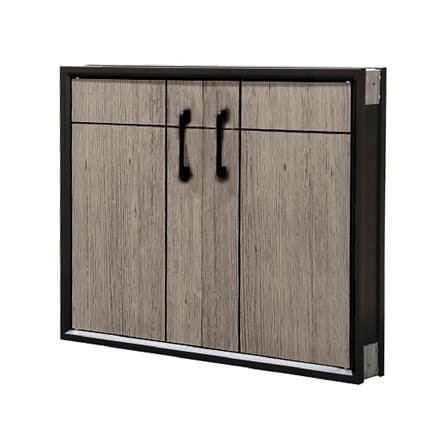 บานซิงค์คู่ CABIN CHIC 84x64 ซม. สี GRAY OAK_1