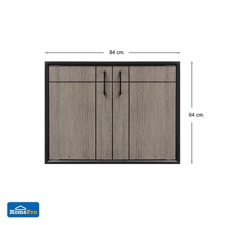 บานซิงค์คู่ CABIN CHIC 84x64 ซม. สี GRAY OAK_3