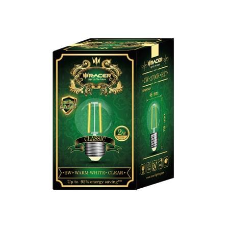 หลอด LED RACER G45 FILAMENT CLEAR 2 วัตต์ WARMWHITE E27_1