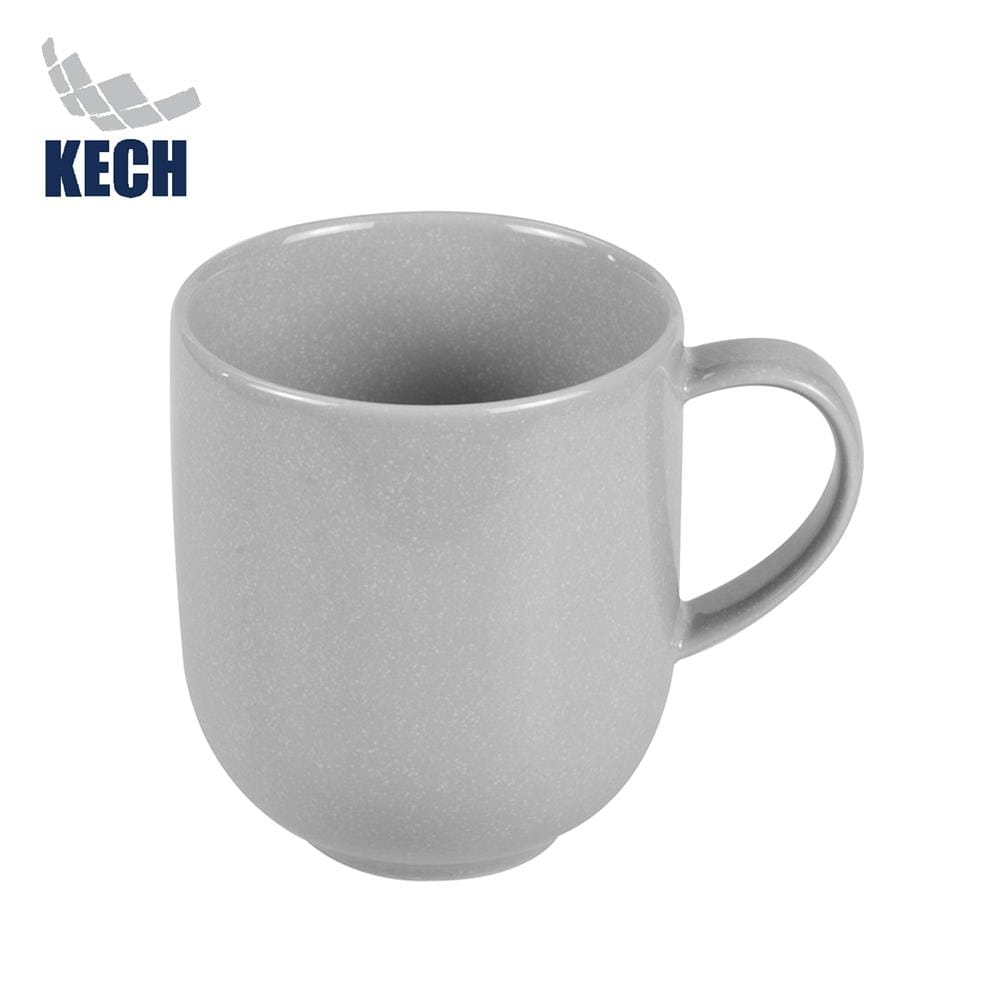 ถ้วยหูเซรามิก 540ml KECH MARMOROS เทา