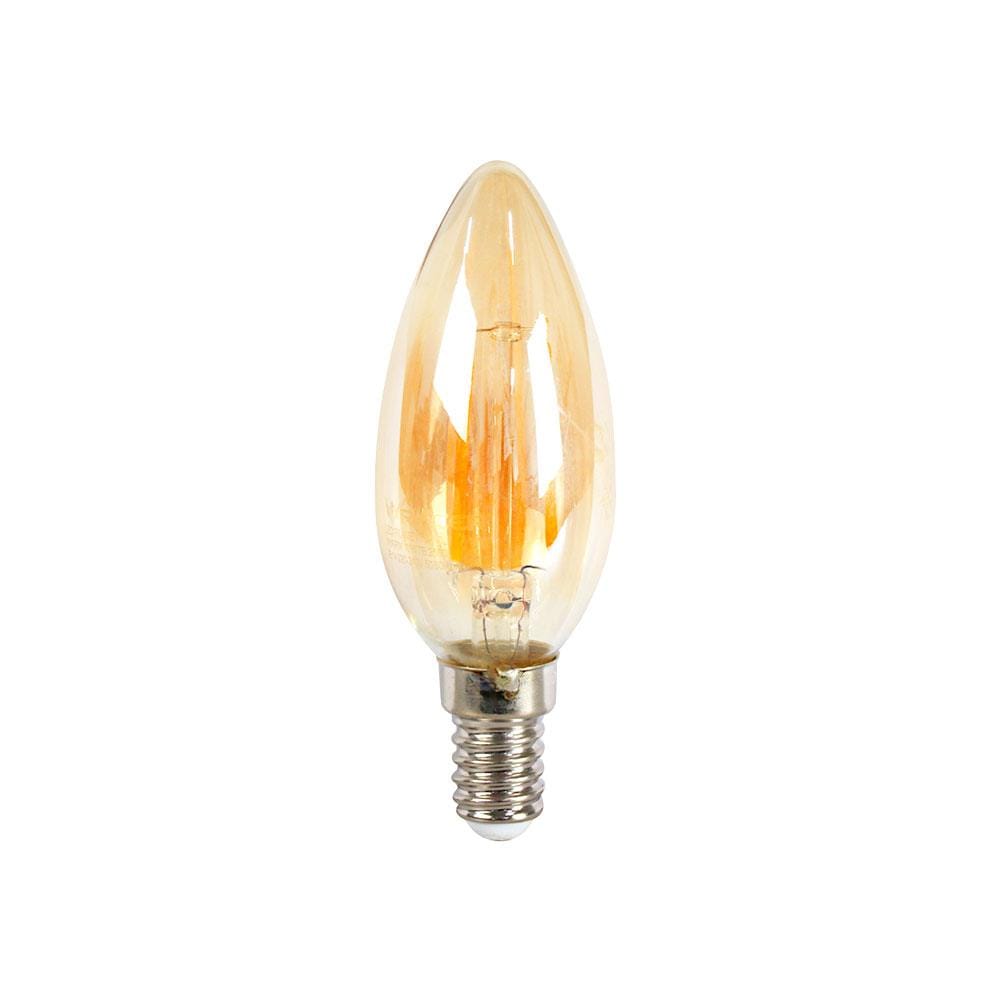 หลอด LED RACER CANDLE FILAMENT AMBER 2 วัตต์ E14 WARMWHITE