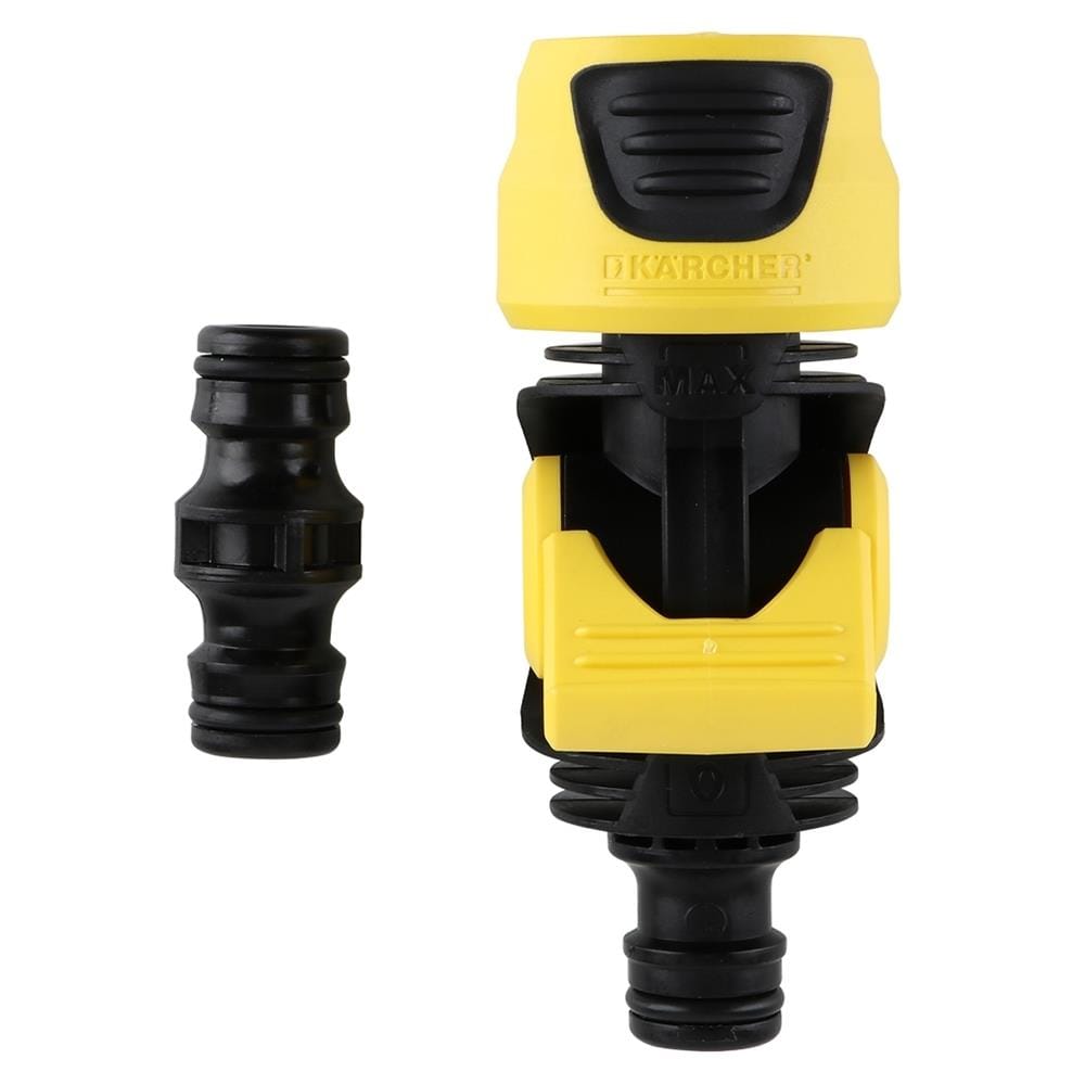 ข้อต่อมีวาล์วเปิด-ปิดน้ำ KARCHER DGK3012 1/2X5/8 นิ้ว