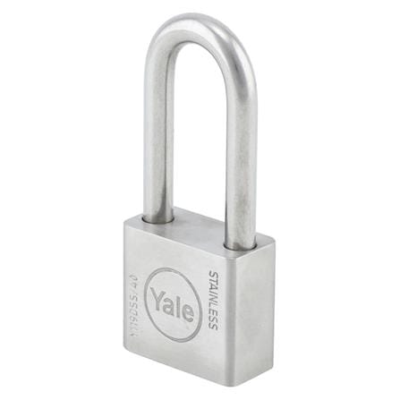 กุญแจลูกปืน ห่วงยาว YALE Y119DSSL 40 MM สีสเตนเลส_0