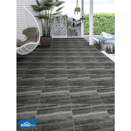 กระเบื้องพื้นพอร์ซเลน  16x16 นิ้ว COTTO ฮาร์โมไนซ์ สโตน เทาเข้ม PM 0.96M2_2