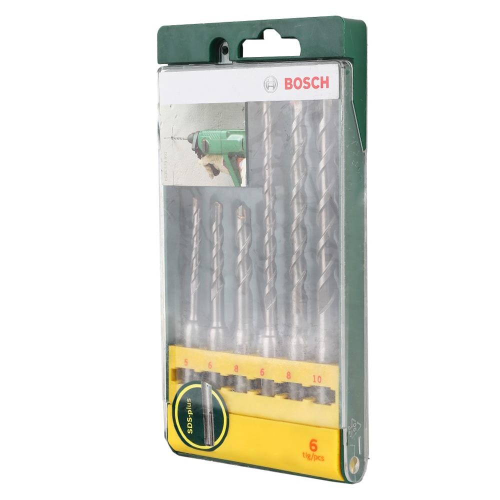 ชุดดอกสว่านโรตารี่ BOSCH SDS PLUS 6 ชิ้น/ชุด