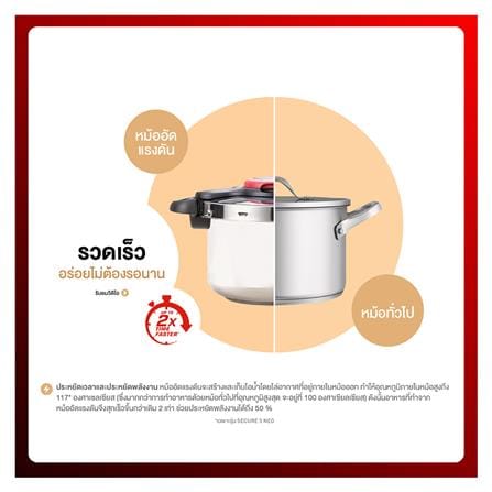 หม้ออัดแรงดัน+ฝา TEFAL SECURE 5 NEO 3 ลิตร SIMPLE SET_3