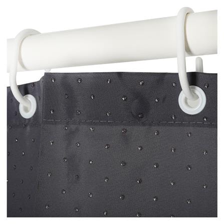 ม่านห้องน้ำ POLYESTER  MOYA S01-Glitter180x180ซม._1