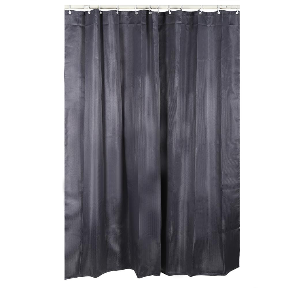 ม่านห้องน้ำ POLYESTER  MOYA ST20-Grey 180x180ซม.