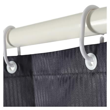 ม่านห้องน้ำ POLYESTER  MOYA ST20-Grey 180x180ซม._1