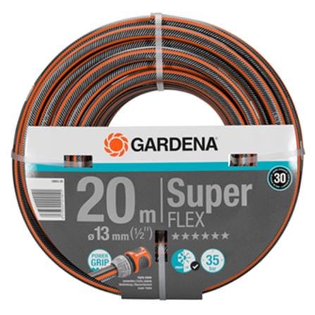 สายยางม้วน PVC GARDENA SUPERFLEX 1/2 นิ้วX20เมตร สีส้ม_0