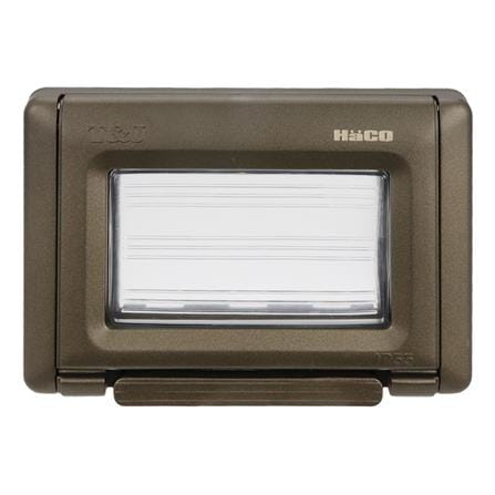 หน้ากากกันน้ำ HACO3 ช่อง TJ-IPW553-ST สีดำ