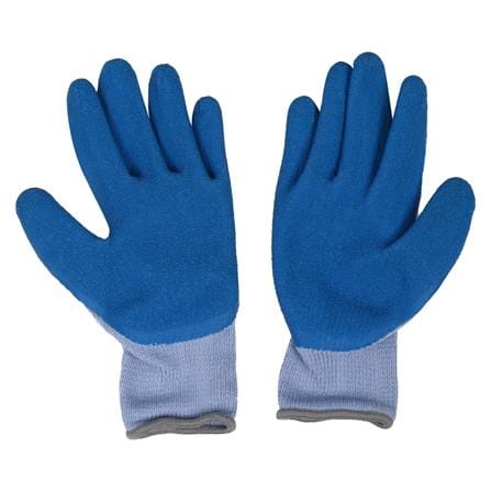 ถุงมือถักกันลื่นเคลือบยางธรรมชาติ MICROTEX สีฟ้า_1