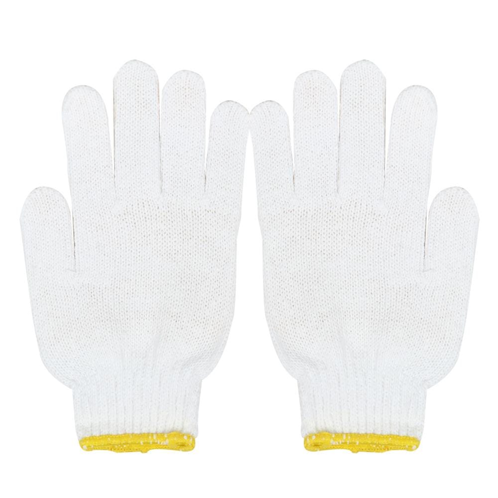 ถุงมือถักเคลือบยางธรรมชาติ MICROTEX สีเหลือง