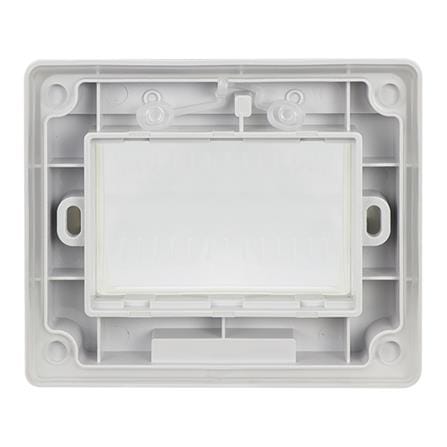 หน้ากากกันน้ำ HACO 3 ช่อง AP-W222R-GY สีเทา_2