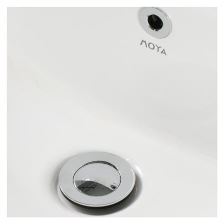 อ่างล้างหน้าพร้อมขาตั้งครึ่ง MOYA 211 สีขาว_3
