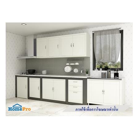 ตู้ตั้งพื้น CABIN PP G6 89X79 ซม. สีครีม_5