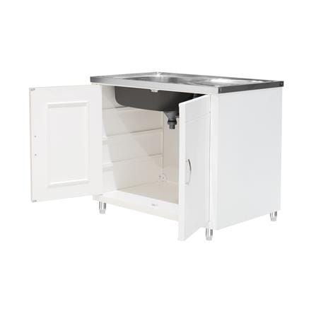 ตู้ตั้งพื้น CABIN PP G6 89X79 ซม. สีครีม_2