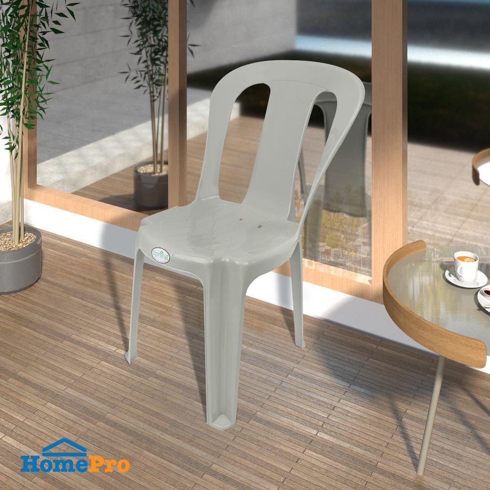 เก้าอี้พลาสติก SPRING NORMA CHAIR สีเทา
