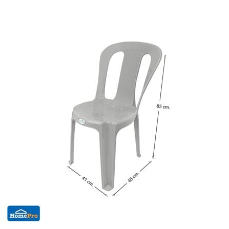 เก้าอี้พลาสติก SPRING NORMA CHAIR สีเทา_5