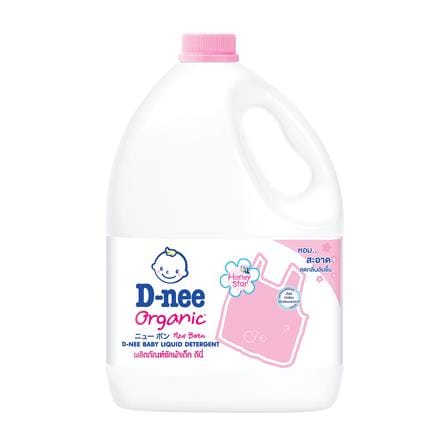 น้ำยาซักผ้าเด็ก D-NEE 2,800 มล. สีชมพู_0