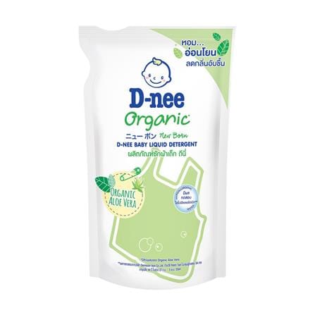 รีฟิลน้ำยาซักผ้าเด็ก D-NEE นิวบอร์น 530 มล. ออร์แกนิค อโลเวร่า_0