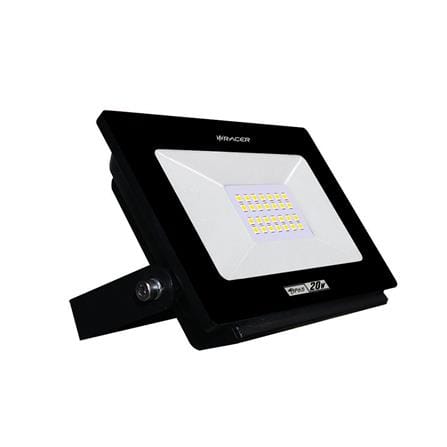 สปอตไลท์ภายนอก LED RACER FLOODLIGHT ECO 20 วัตต์ DAYLIGHT สีดำ เหลี่ยม_1