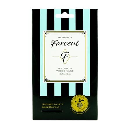 น้ำหอมปรับอากาศ FARCENT  10g SEA SALT & WOOD SAGE_0