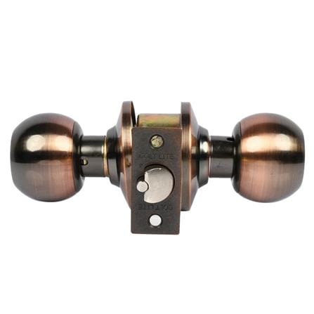 ลูกบิดประตู หัวกลม COLT 36-1027 AC สีทองแดงรมดำ_1