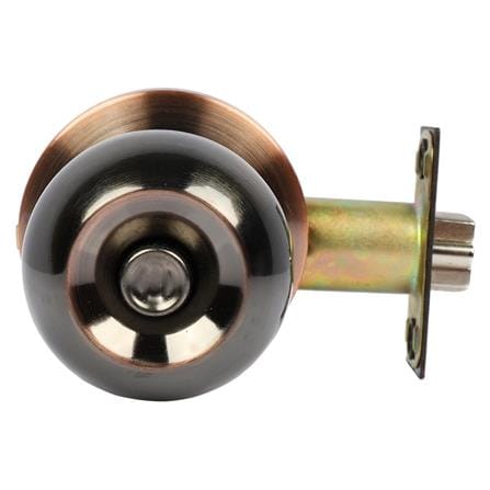 ลูกบิดประตู หัวกลม COLT 36-1027 AC สีทองแดงรมดำ_3